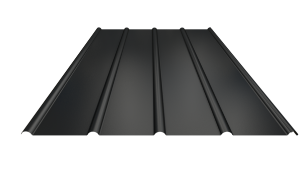 Pannplåt Design - 0,6mm - Svart 015 - Måttbeställ egna längder.